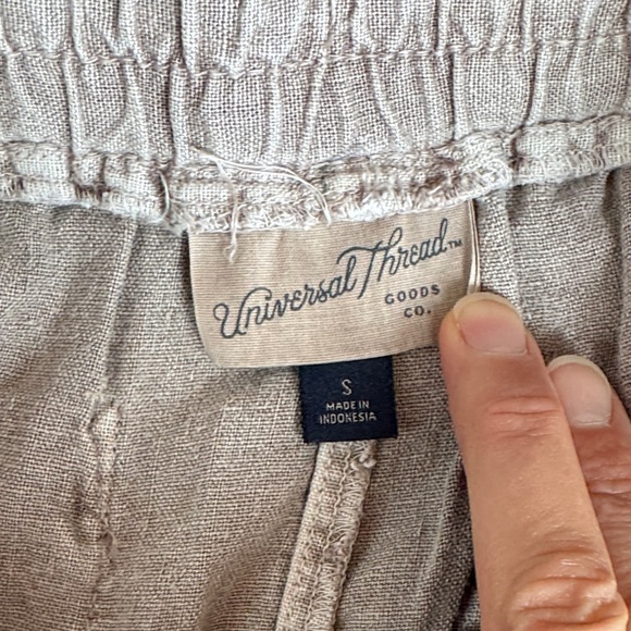 Linen Tan Women's Shorts 2pk - Picture 4 of 9